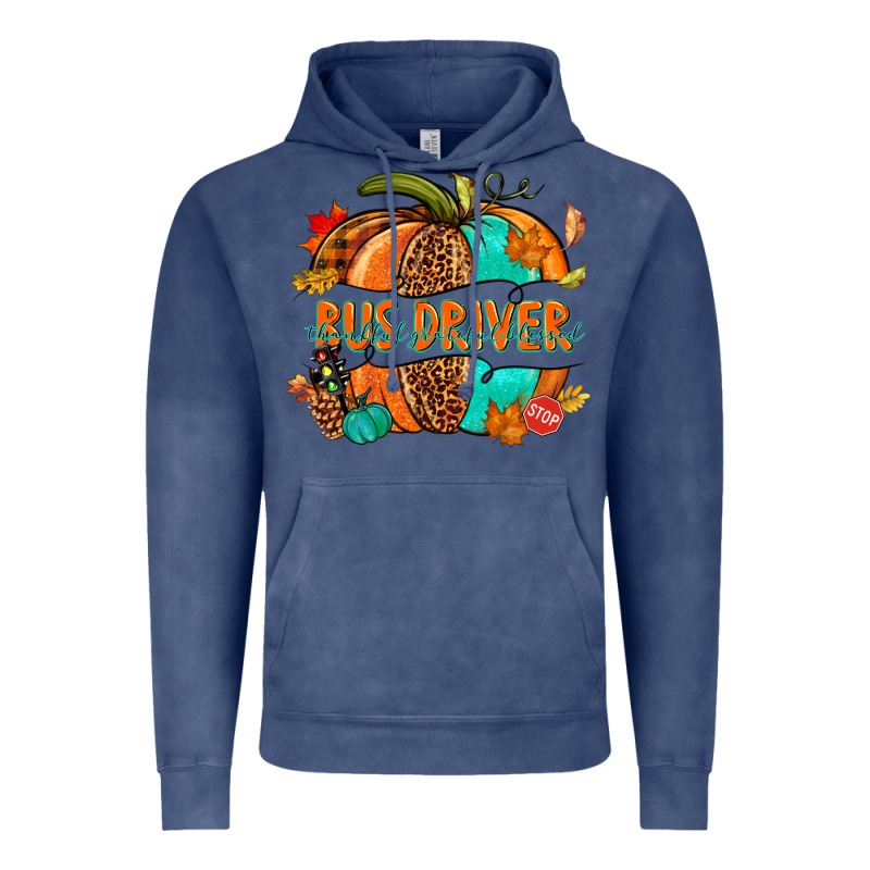 Bus Driver Pumpkin Vintage Hoodie by NancyCooperArtShop | Teevron