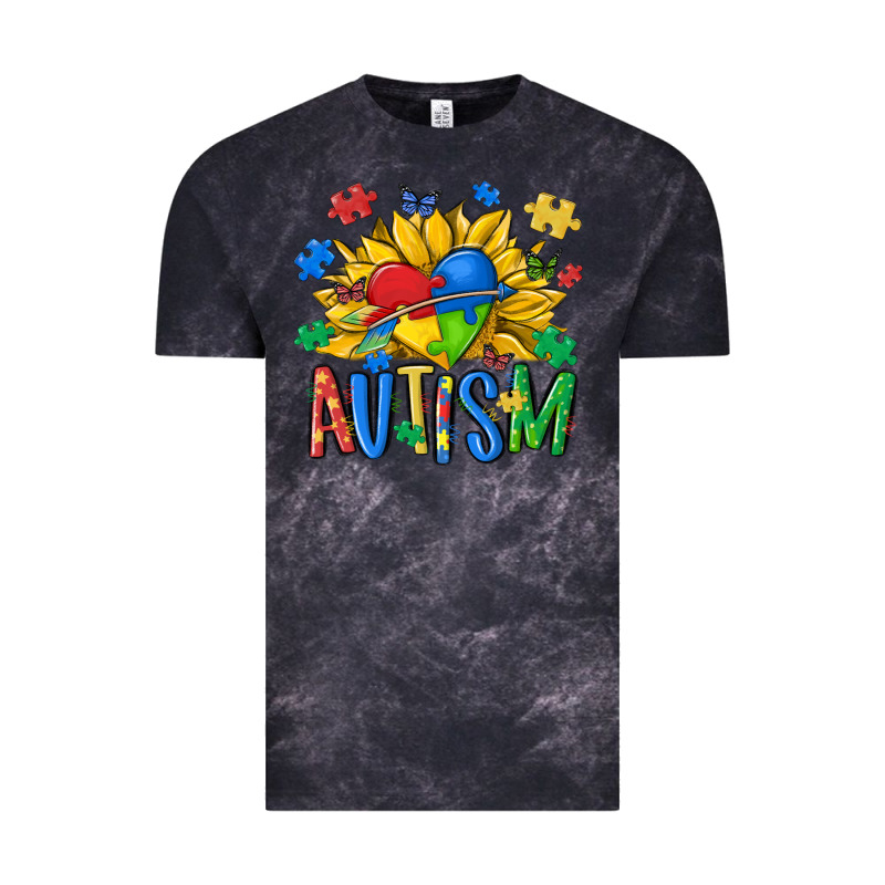 Austism Sunflower Vintage Tee by MaliasSmallBusiness | Teevron