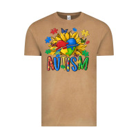 Vintage Camel austism sunflower Vintage Tee - MaliasSmallBusiness