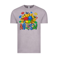Vintage Zinc austism sunflower Vintage Tee - MaliasSmallBusiness