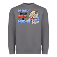 Storm reading because murder is wrong Heavyweight Sweatshirt - MaliasSmallBusiness