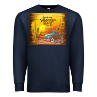 Navy bind my wandering heart to thee Premium Sweatshirt - TumblerDesignByShophia