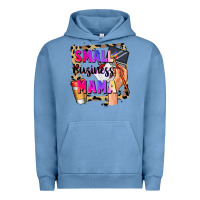 Pigment Pebble Blue Small business mama Mother's Day Urban Hoodie - FaDigitalArtStudio