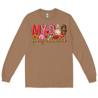 Toasted Coconut my dog is my valentine Long Sleeve Tee - NancyCooperArtShop