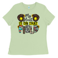 Matcha my heart is on that field Ladies Tee - CowhideDigitalArt