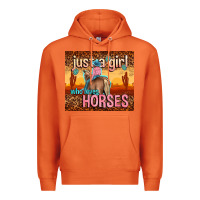 Carrot just a girl who loves horses Premium Hoodie - TumblerDesignByShophia