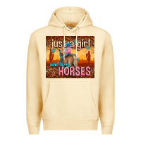 Pina Colada just a girl who loves horses Premium Hoodie - TumblerDesignByShophia
