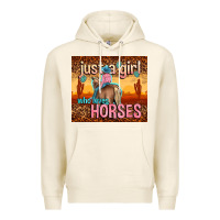 Tofu just a girl who loves horses Premium Hoodie - TumblerDesignByShophia
