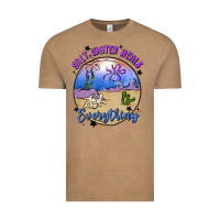 Vintage Coffee salt water heals everything Vintage Tee - MaliasSmallBusiness