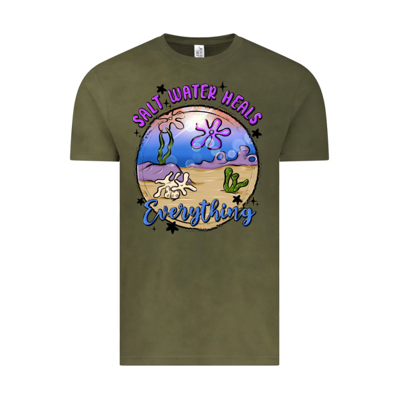 Salt Water Heals Everything Vintage Tee by MaliasSmallBusiness | Teevron