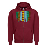 Burgundy Western Sunflower Farm Life Brush Strokes Zipper Hoodie - Bettercallsaul