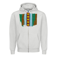 Dove Grey Western Sunflower Farm Life Brush Strokes Zipper Hoodie - Bettercallsaul