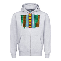 Heather Grey Western Sunflower Farm Life Brush Strokes Zipper Hoodie - Bettercallsaul