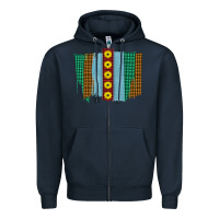 Navy Western Sunflower Farm Life Brush Strokes Zipper Hoodie - Bettercallsaul