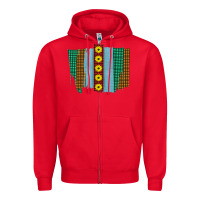 Red Western Sunflower Farm Life Brush Strokes Zipper Hoodie - Bettercallsaul