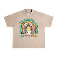 French Oak teach love inspire rainbow Urban Heavy Tee - MaliasSmallBusiness