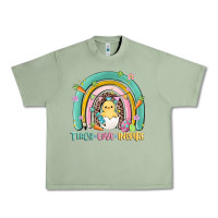 Oil Green teach love inspire rainbow Urban Heavy Tee - MaliasSmallBusiness