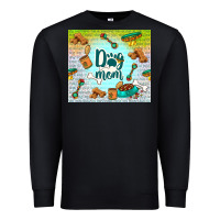 Black dog mom Premium Sweatshirt - TumblerDesignByShophia