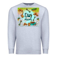 Heather Grey dog mom Premium Sweatshirt - TumblerDesignByShophia
