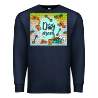 Navy dog mom Premium Sweatshirt - TumblerDesignByShophia
