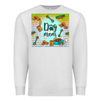Oatmeal Heather dog mom Premium Sweatshirt - TumblerDesignByShophia