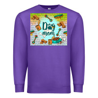 Purple dog mom Premium Sweatshirt - TumblerDesignByShophia