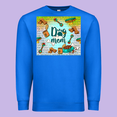 Dog Mom Premium Sweatshirt Designed By Tumblerdesignbyshophia