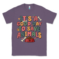 Lavender it's a good day to save animals Classic Tee - MaliasSmallBusiness