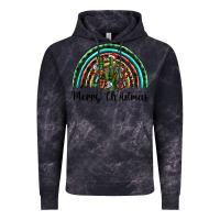 Cloud Black merry christmas cactus rainbow Vintage Hoodie - BarkalooDesign