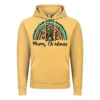 Vintage Mustard merry christmas cactus rainbow Vintage Hoodie - BarkalooDesign