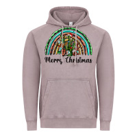 Vintage Zinc merry christmas cactus rainbow Vintage Hoodie - BarkalooDesign