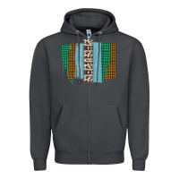 Smoke Western Farm Life Cowhide Brush Strokes Zipper Hoodie - Bettercallsaul