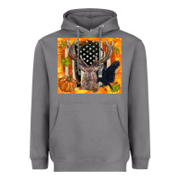 Storm crow and deer hunting fall camouflage Heavyweight Hoodie - TumblerDesignByShophia