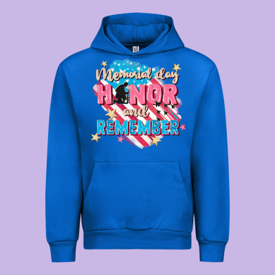 Memorial Day Honor And Remember Urban Hoodie Designed By Fadigitalartstudio