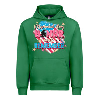 Emerald Memorial Day honor and remember Urban Hoodie - FaDigitalArtStudio