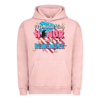 Pigment Salmon Memorial Day honor and remember Urban Hoodie - FaDigitalArtStudio