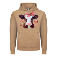 Vintage Coffee valentines day baby calf Vintage Hoodie - Jasminsmagicworld