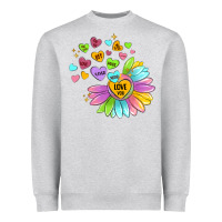 Sunflower Love Hugs Heavyweight Sweatshirt | Teevron