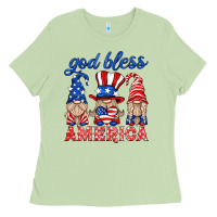 Matcha god bless america gnome Ladies Tee - HRA Design Shop