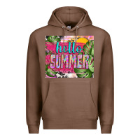 Chestnut hello summer with cowhide Premium Hoodie - TumblerDesignByShophia