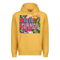 Mustard hello summer with cowhide Premium Hoodie - TumblerDesignByShophia