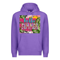 Purple hello summer with cowhide Premium Hoodie - TumblerDesignByShophia