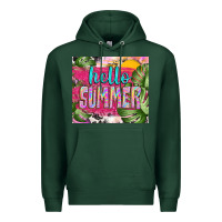 Sports Green hello summer with cowhide Premium Hoodie - TumblerDesignByShophia