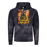 Cloud Black First In last Out Firefighter Vintage Hoodie - LillyAllenDesigns