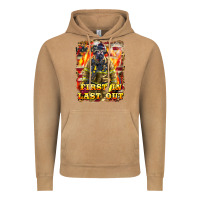 Vintage Camel First In last Out Firefighter Vintage Hoodie - LillyAllenDesigns