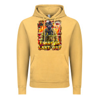 Vintage Mustard First In last Out Firefighter Vintage Hoodie - LillyAllenDesigns