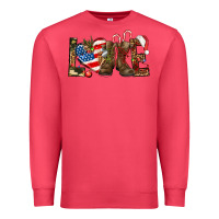 Cardinal Army christmas love 4th Of July Premium Sweatshirt - HowdyJamesFarm