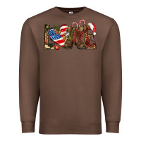 Chestnut Army christmas love 4th Of July Premium Sweatshirt - HowdyJamesFarm