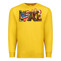 Lemon Army christmas love 4th Of July Premium Sweatshirt - HowdyJamesFarm
