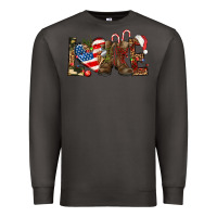 Smoke Army christmas love 4th Of July Premium Sweatshirt - HowdyJamesFarm